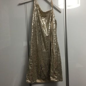 H&M Divided Sequins Dress Euro Size L